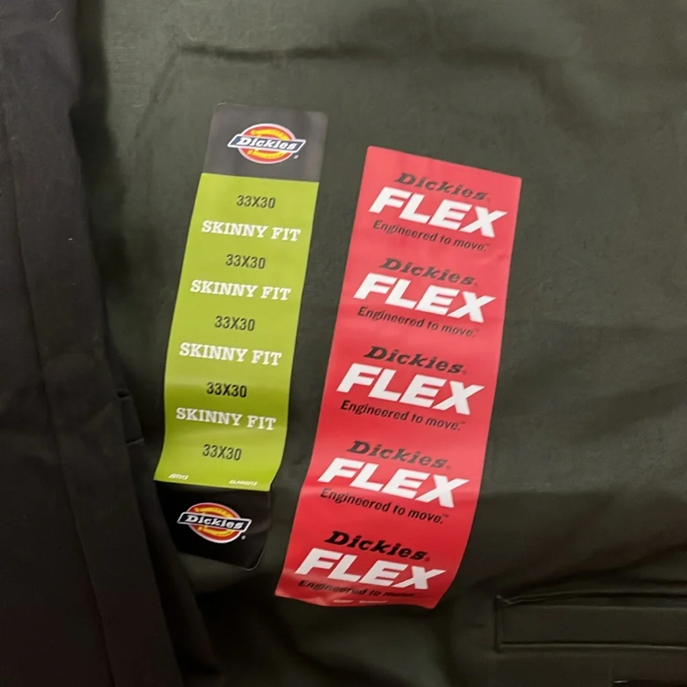 Dickies Skinny Fit Straight Leg Twill Work Pant (2 PAIR) - Picture 2 of 6